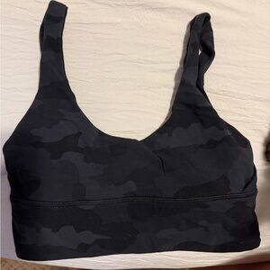 lululemon athletica Black Camouflage Sports Bra